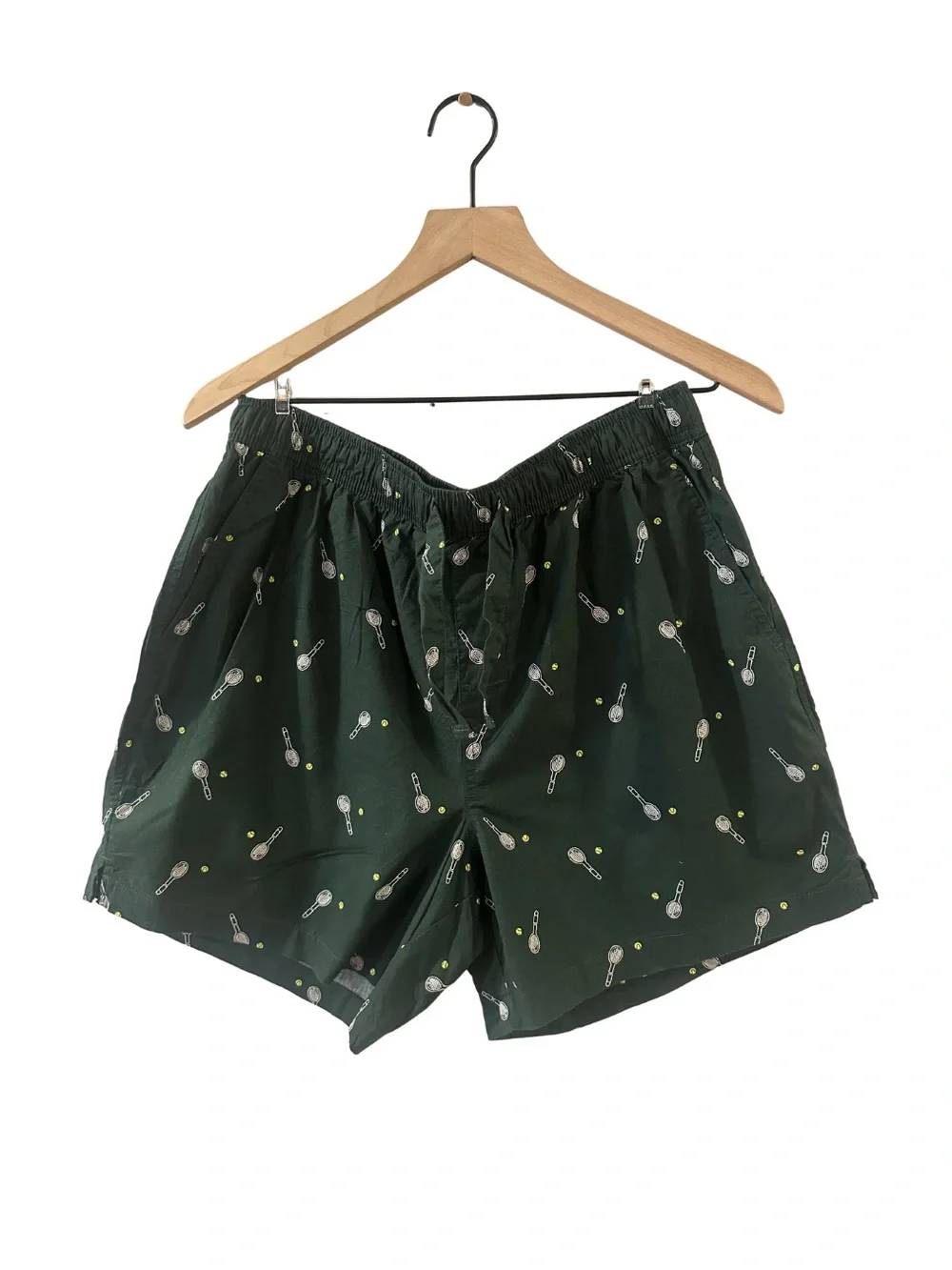 NWOT Old Navy Tennis Print Forest Green Pajama Shorts